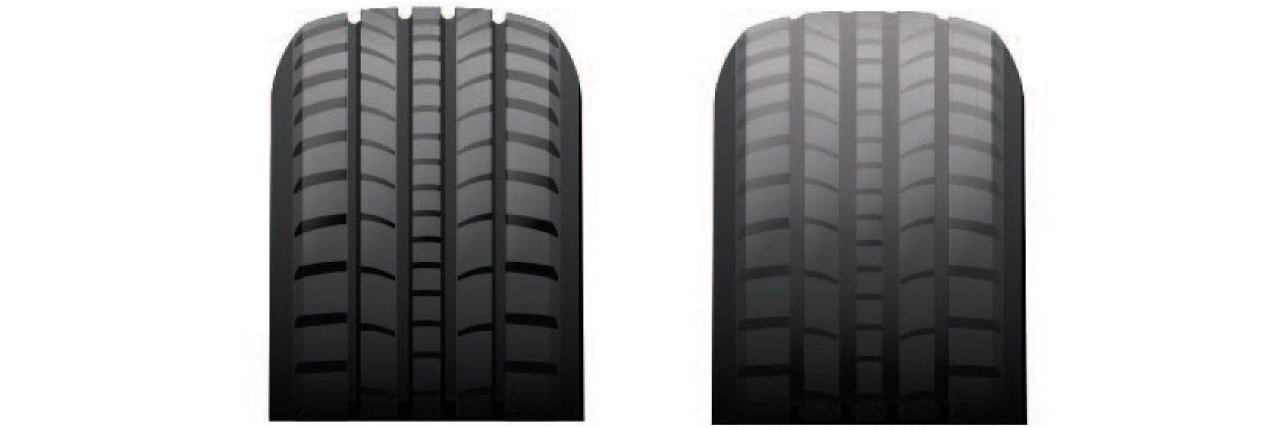 Tire tread depth comparison at Larry Stovesand Kia in Carbondale IL